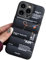 IAIYOXI Puffer Case with Sports Shoes Brand Design for iPhone X,Sneakers Ins White or Black Label Soft Cover-Black Puffy Cover for iPhone 14 13 12 11 Pro Max Plus X XS XR 7 8 (Black)