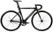 FabricBike AERO - Fixed Gear Fahrrad, Single Speed Fixie Starre Nabe, Aluminium Rahmen und Carbon-Gabel, Räder 28, 5 Farben, 3 Größen, 7.95 kg (Größe M) (Matte Black & Graphito, L-58cm)