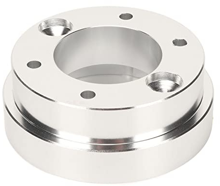 Piastra Adattatore per Volante da 70 Mm per Logitech G25 G27 G29 G920, per Momo, Spacro, 13 14 Pollici in Lega di Alluminio PCD Racing Car Game Modifica (Argento)