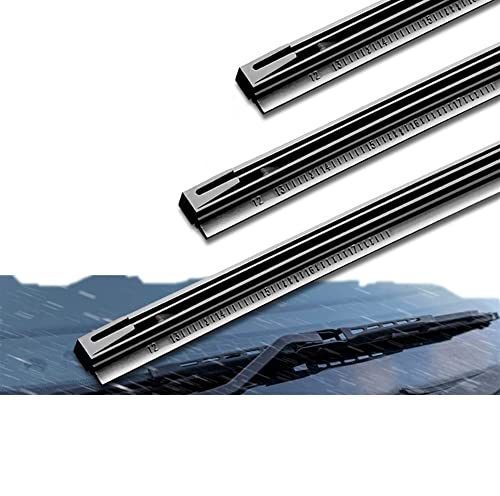 4 Stück 8mm/6mm Auto Scheibenwischerblatteinsatz Gummistreifen (Nachfüllpackung) Weich 1416171819202122242628 Zubehör(Width 8mm,4pcs 28 inch 700mm)