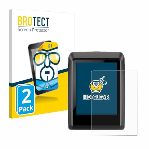 BROTECT Schutzfolie für Bosch Kiox 500 | 2 Stück Transparenter Displayschutz Made in Germany Klare Displayschutz-Folie Clear Einfache Montage Case-Friendly