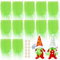 BOFUNX 12 Stück Wichtelbart Zum Basteln mit 12pcs Holzperlen Weihnachten Zwergenbärte Weihnachten Wichtel Zubehör DIY Handwerk Supplies