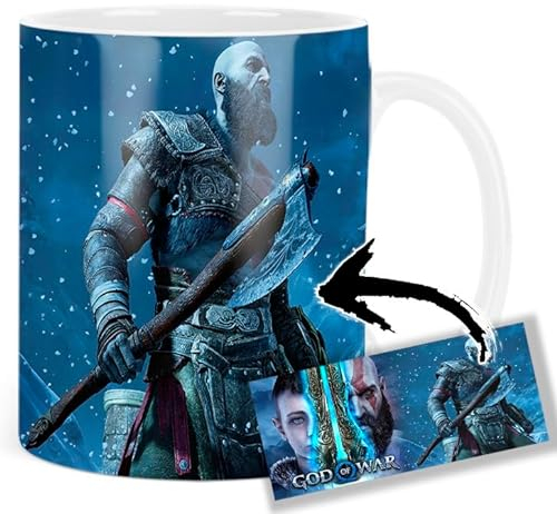 God Of 000 War Ragnarok Kratos Atreus Tasse Keramikbecher Mug