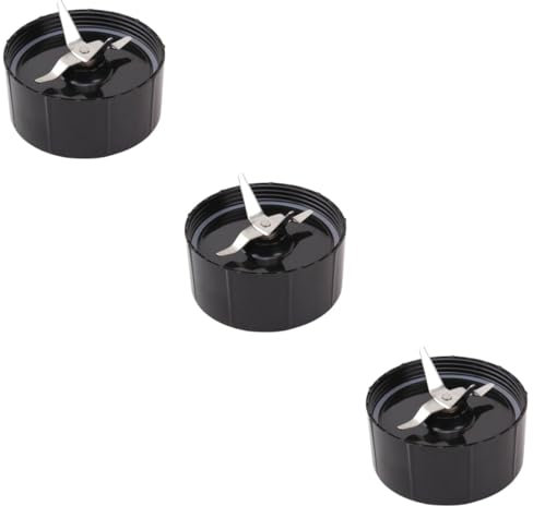 Uonlytech 3 Pezzi 4 Accessori Per Impastatrici Miscelatore Croce Nera Parti Del Frullatore Lama Estrattore Di Ricambio Frullatore Sostituzione Lame Acciaio Inossidabile Spremiagrumi