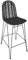 Dynamic24 Barhocker Rattan Barstuhl Tresenhocker Küchenstuhl Küche Tresen Stuhl Hocker
