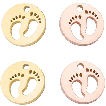 NUOBESTY 12 Pz ciondolo piedini ciondolo bracciale pendenti per braccialetti lampione della casa delle bambole ciondoli del braccialetto del bambino gioielli ciondoli artigianali fascino