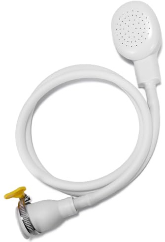 Pwocvoe Bath Sink Single Tap Shower Attachment Head Washing Hose Spray, Dog Shower Sprayer Universal Pet Shower Hose Head Bath Tub Sink Spray for Pet Bathing, Washing,Grooming, Massage