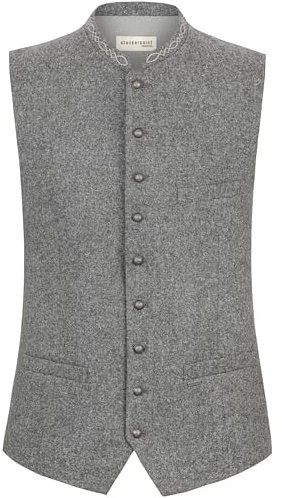Stockerpoint Devito Herren Trachtenweste, granit, 46