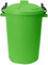 JMS we create smile Coloured Plastic Bin 50L - Ideal for Animal Feed/Horses/Cats/Dogs/Birds Storage Feed (Lime Green)