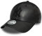 New Era NY Baseball Cap New York Yankees Frau Mädchen Teamlogo Kunstleder Kappe verstellbar Strapback schwarz - One-Size