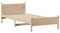 vidaXL Cadre de lit sans Matelas 100x200 cm Bois Massif de pin, Meuble de Chambre à Coucher, sommier, lit en Bois, lit, lit Simple, lit à Panneaux
