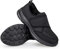 PTLYE Chaussures diabétiques pour Femmes Extra Larges avec Sangle réglable, Chaussures orthopédiques, Chaussures de randonnée à Enfiler pour Les Pieds gonflés des Personnes âgées-Black||41 EU