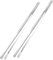 HTRTRR Pinze da Cucina Dritte in Acciaio Inox – Confezione da 2, Lunghezza 30 cm – Pinzette per Barbecue, Cottura, Frittura, Decorazione – Uso Alimentare