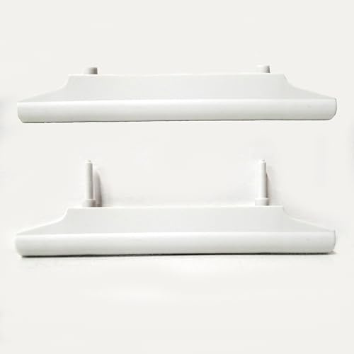 MOSCHITELLA Coppia di maniglie universali per porta a soffietto in PVC. Disponibile in 3 colori (Bianco)