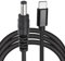 sourcing map 5FT USB C to DC PD Power Fast Charging Cable, 5.5mm x 2.1mm 65W/12V DC Power Cable, Type C Input 3A Adapter Jack Converter for Router, Camera, TV Box, Desk Lamp(Black)