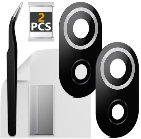 ExtKry 2 Pack Kamera Glas für Xiaomi Mi 11 Lite M2101K9AG M2101K9AI Ersatz Original Rückseite Kamera Linse Glas Ersatz HD Kameraschutz Camera Glass + Reparatur Set