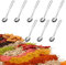 Cuillères à Expresso en Acier Inoxydable, Petites Cuillères Petites pour Pots à Épices, Petites Cuillères à Épices en Acier Inoxydable, Petites Cuillères à Dessert, mini taille 8,3 cm, pour Épices Sel