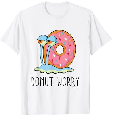 Sponge Bob - Schwammkopf Donut Worry Gary Retro T-Shirt