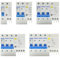 QIUSHIBO Disjoncteur Disjoncteur Miniature Domestique 1P/2P/3P/4P Interrupteur à air avec Protecteur de Fuite Porte Principale triphasée Disjoncteurs(4P,20A)