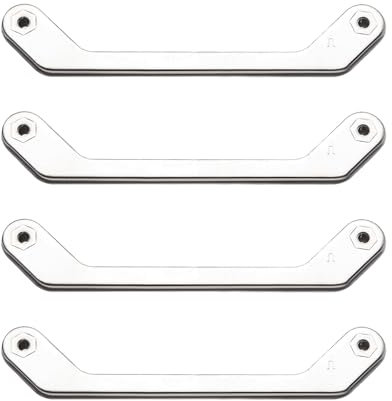 Micro Traders 4pcs Split Metal Base Backplate Bracket Cooling Fan Holder Compatible with Intel CPU Cooler LGA 1700 Pin Sliver