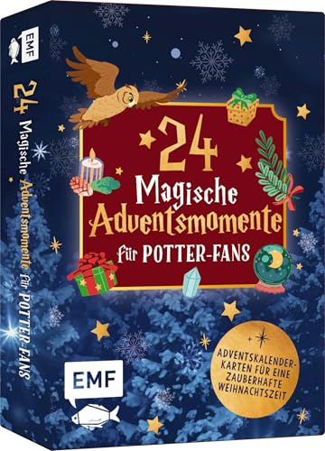 Adventskalender-Kartenset: 24 magische Momente für Potter-Fans: Mit Ideen & Impulsen für eine zauberhafte Weihnachtszeit
