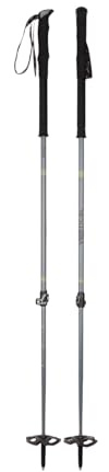 Kohla Vertical Tourenskistöcke Gery/Sulphur Gr. 105-140 cm leichte, stabile Skitourenstöcke mit Ever Lock & Pure Grip L. Flexibel, ergonomisch & robust.
