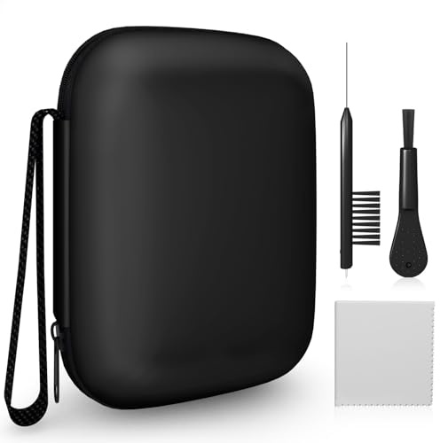 Aocii Hearing Aid Case for Portable Charging Case, Comes with Hearing Aid Cleaning Tool, Compatible with Both New Generation Earplug Hearing Aids and Older Hearing Aids