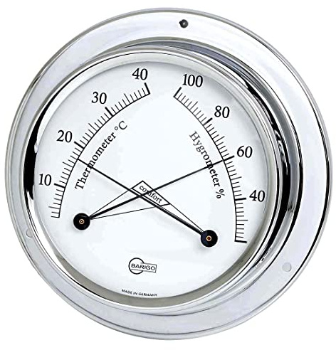 Barigo 983cr Tempo Thermometer Hygrometer Chrom 110mm