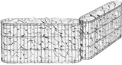 10116 Lot de 3 gabions légers 100 x 20 x 20 cm