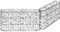 10116 Lot de 3 gabions légers 100 x 20 x 20 cm