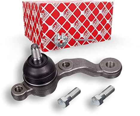 febi bilstein 43105 Traggelenk mit Kronenmutter und Splint, 1 Stück