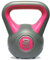 DKN Unisex Adult 2kg Vinyl Kettlebell - Grey/Pink, 2kg