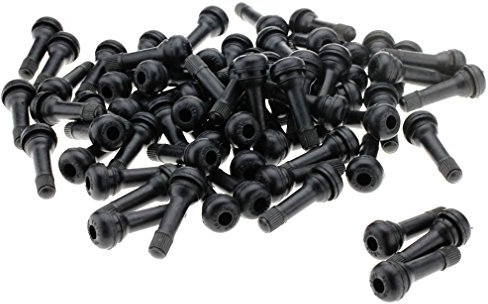 100x Neu GummiVentile TR414 Snap-In Ventile PKW Reifenventile