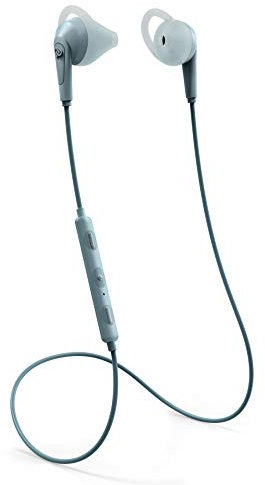 Urbanista Chicago Bluetooth-Kopfhörer [High Performance], wasserdicht (IPX4), Anrufmanagement mit Mikrofon, Sporttasche – Cement Blue