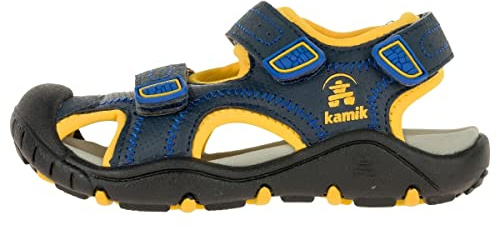 Kamik Unisex-Jungen Seaturtle2 Geschlossene Sandalen, Blau (Navy Citrus Nci), 36 EU