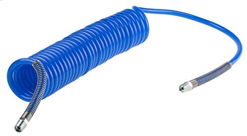 RS PRO 4 m CPC Polyurethan Spiralschlauch Blau, Innen-Ø 6.5 mm, 10 bar 65 °C -20 °C