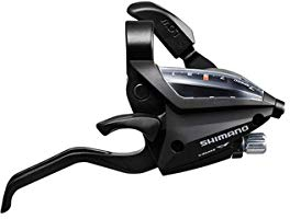 SHIMANO ST-EF500 Bicycle Brake Lever Set - 3 x 8 Speed, EZ-Fire Plus, 2F-Alloy, for V-Brake - ESTEF5002PV8A3