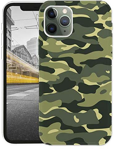 KX-Mobile Hülle für iPhone 11 Handyhülle Motiv 314 Army Muster Tarn Farben Premium Silikonhülle SchutzHülle Softcase HandyCover Handyhülle für iPhone 11 Hülle