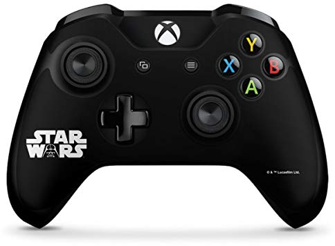 DeinDesign Skin kompatibel mit Microsoft Xbox One X Controller Folie Sticker Darth Vader Star Wars Logo