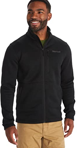 Marmot Herren Drop Line Jacket, Warme Fleecejacke, Outdoor-Jacke mit durchgehendem Reißverschluss, atmungsaktiver und windbeständiger Sweater