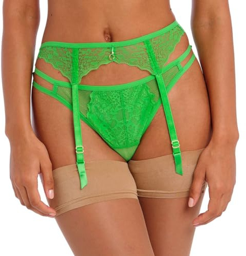 Freya Women's Temptress Suspender Garter Belt, Poison Green, M