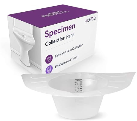 Urinhüte für Toilette – verstärkter Ripphocker Probensammlung Kit – Standard-Passform Urinsammlung Hut für Toilette – Probensammler Urin mit langlebigen Materialien – 2 Stück