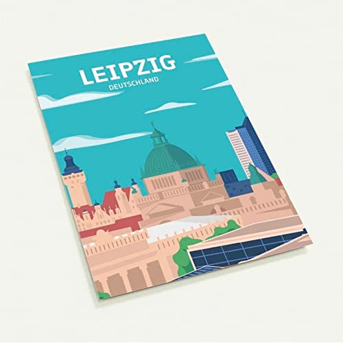 BLN PRINT Postkarte (10er Pack): Leipzig
