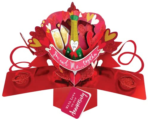 With Love On Our Anniversary You & Me Pop Up Card 3D Greeting Cards POP037V10