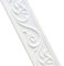 Wandverkleidung, Sockelleiste, 3D-geprägter Schaumstoff, Wandbordüre, Aufkleber, Dekorationsstreifen, selbstklebend, DIY-Dekoration, Wand, für Badezimmer, Küche, Türrahmen, TV-Hintergrund, weiß