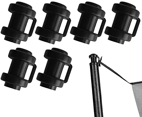 6Pcs Trampolin Enclosure Pole Caps, 1 Inch Trampolin Pole Covers Net Pole-Top Holders, Safety Trampolin Pole Caps, Trampolin Shell Rod Caps, Trampolin Bar Caps, Trampolin Accessories & Parts