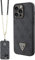 Guess GUHCP15XP4TDSCPK Hülle für iPhone 15 Pro Max 6.7 Schwarz hardcase Crossbody 4G Metal Logo