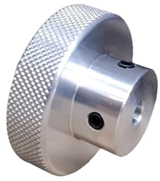 CHANCS Aluminiumlegierung Mini Handrad Handrad 60mm OD 20mm Bohrung Drehen Griffe für Drehbank/Fräse