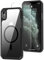 ZZDZZ Magnétique Coque Compatible avec iPhone XS Max avec Verres Trempé, Anti Rayures PC Dos Housse de Protection (Noir)