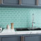 VaryPaper Azulejos Adhesivos Cocina Verde Menta Vinilo Adhesivo Cocina Lavable 30.5cmx30.5cm 10 Piezas Baldosas Adhesivas pared Cocina Vinilos Baño Azulejos Losetas Vinilicas Revestimiento de Paredes